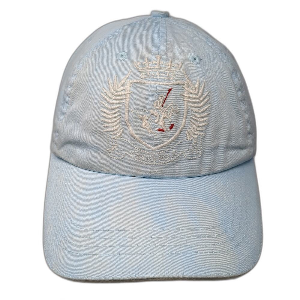 Joules Living The Good Life Slideback Baseball Cap Blue One Size Embroidered